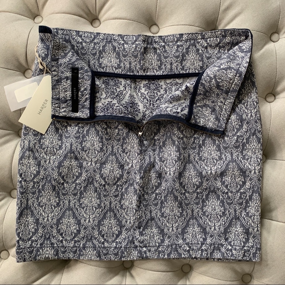 Harper Jacquard Skirt Size L (Francesca's)